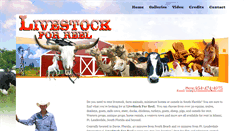 Desktop Screenshot of livestockforreel.com
